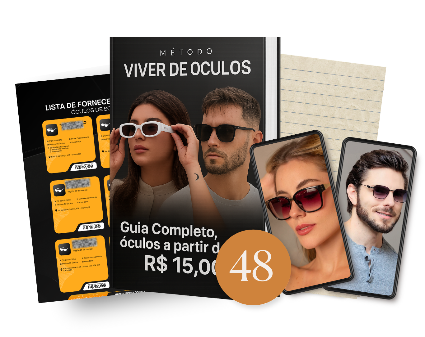 Mockup Viver de Óculos